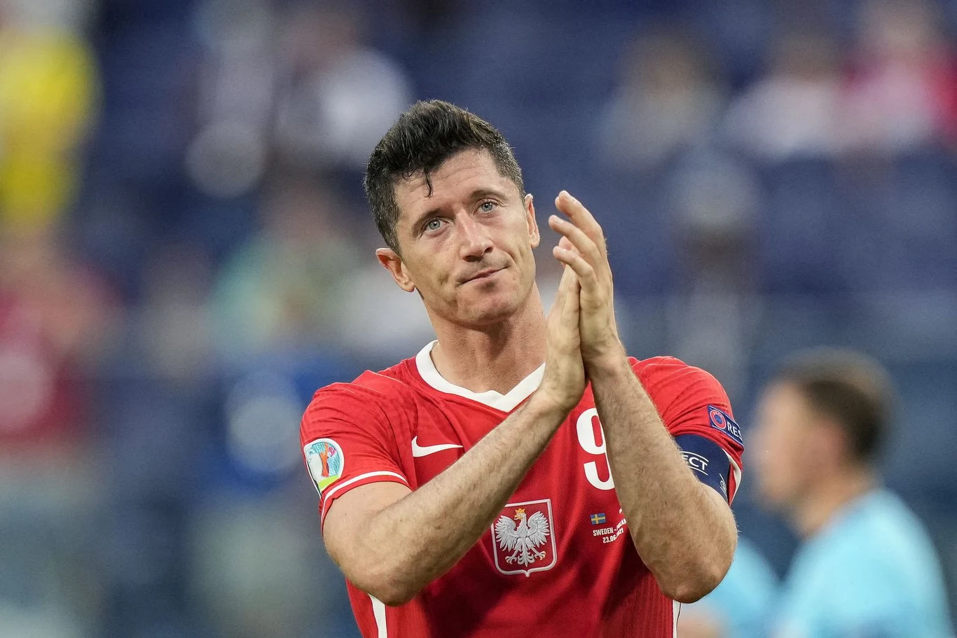 Kapitan reprezentacji Polski Robert Lewandowski