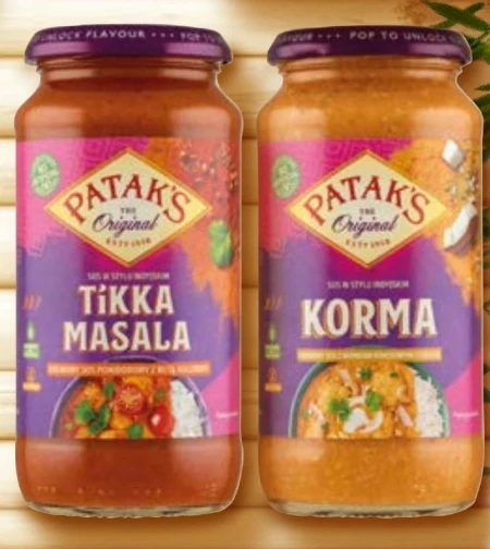 Patak's Tikka Masala Kremowy sos pomidorowy z nutą kolendry 450 g