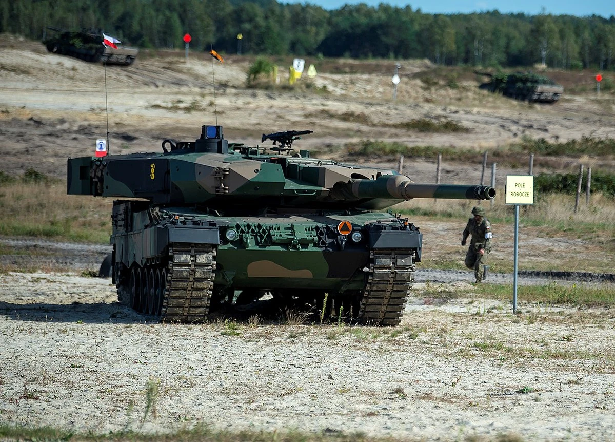 Ćwiczenia żołnierzy 18 Dywizji Zmechanizowanej 2020, czołg Leopard 2PL Ćwiczenia żołnierzy 18 Dywizji Zmechanizowanej 2020, czołg Leopard 2PL