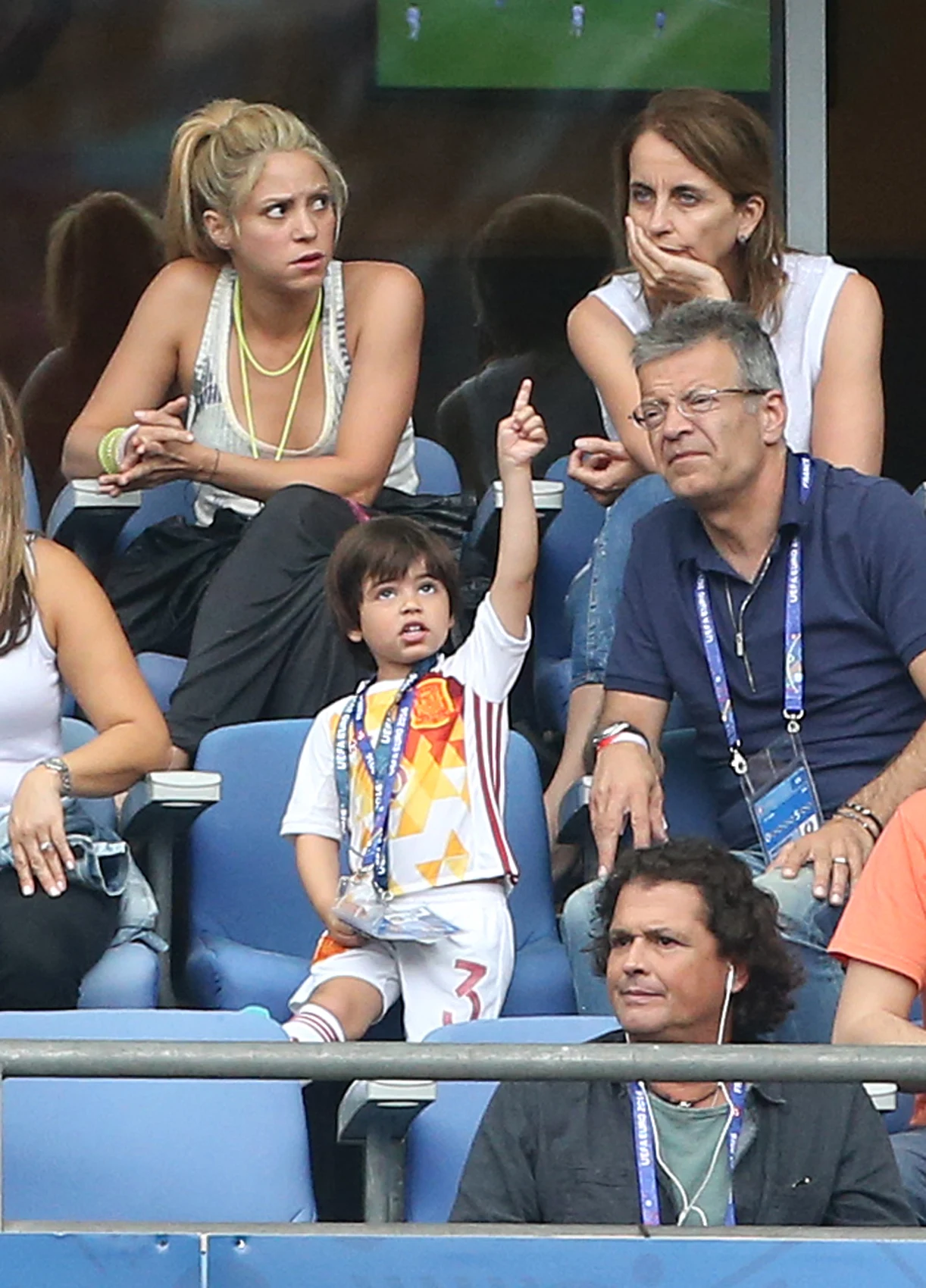 Shakira z byłymi teściami Shakira z byłymi teściami