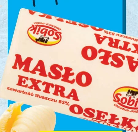 Sobik Masło ekstra osełka górska 300 g