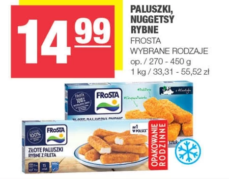 FRoSTA Paluszki rybne wielozbożowe 270 g (9 sztuk)