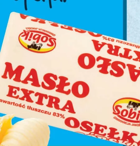 Sobik Masło ekstra osełka górska 300 g