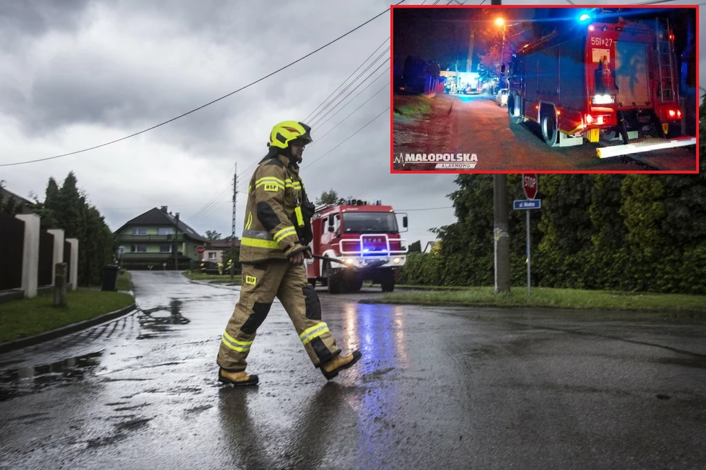 Na miejscu pracują strażacy, zdj. ilustracyjne Na miejscu pracują strażacy, zdj. ilustracyjne