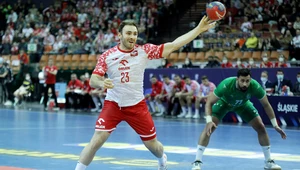 Arkadiusz Moryto w meczu z Arabią Saudyjską
