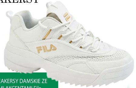 Sneakersy damskie Fila promocja Deichmann - Ding.pl