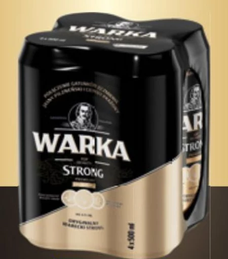 Warka Strong Piwo jasne 4 x 500 ml