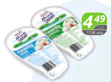 Mlekpol Mazurski Smak Twaróg chudy 250 g