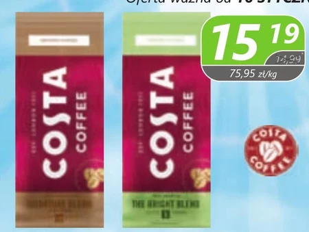 COSTA COFFEE Bright Blend Medium Roast Kawa palona mielona 200 g