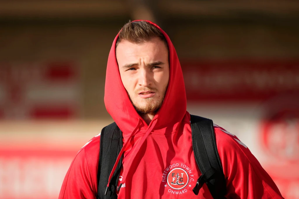 Jakub Stolarczyk w barwach Fleetwood Town