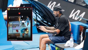 Nick Kyrgios. W ramce zdjęcie tego, co wyciągnięto z jego kolana