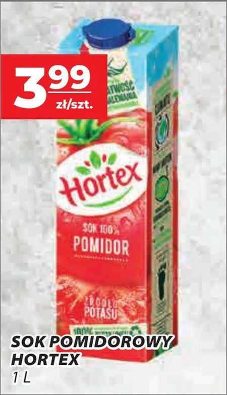 Hortex Sok 100 % pomidor 1 l