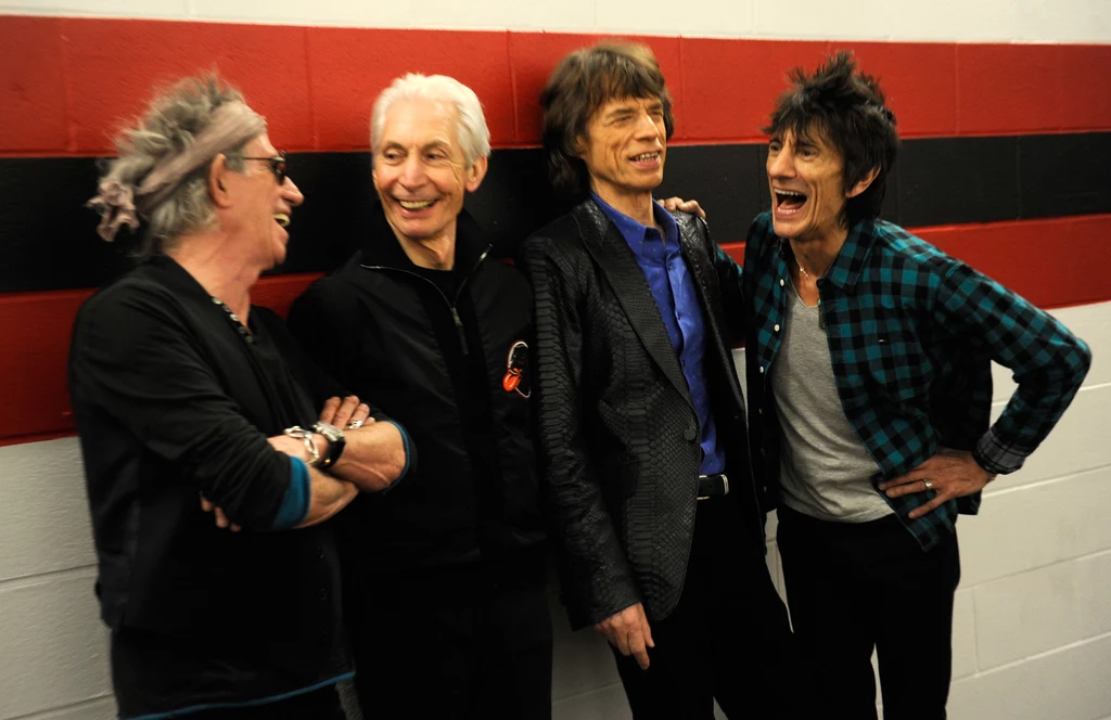 The Rolling Stones przed koncertem w Newark, 2012 rok