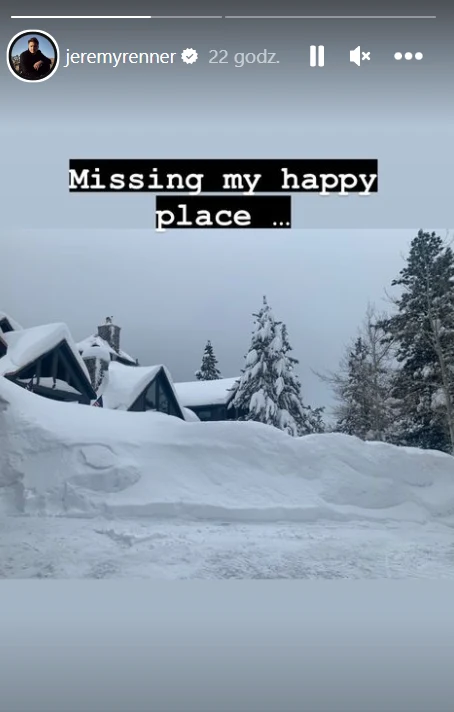 Jeremy Renner pisze ze szpitala Jeremy Renner pisze ze szpitala