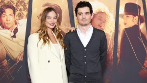 Damien Chazelle (P) z gwiazdą "Babilonu" Margot Robbie
