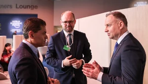 Prezydent Andrzej Duda rozmawiał w Davos z dziennikarzem CNN