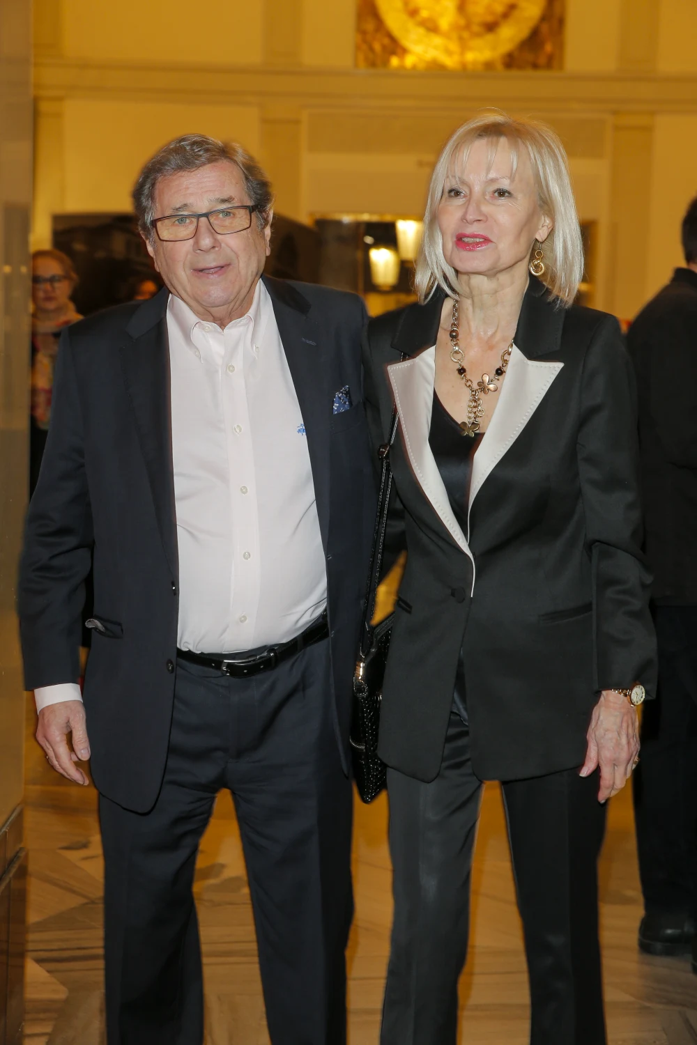 Paszporty Polityki, goście uroczystej gali: Janusz Gajos i Elżbieta Gajos Paszporty Polityki, goście uroczystej gali: Janusz Gajos i Elżbieta Gajos