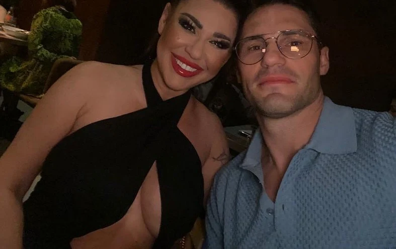 Iwona Węgrowska z ukochanym