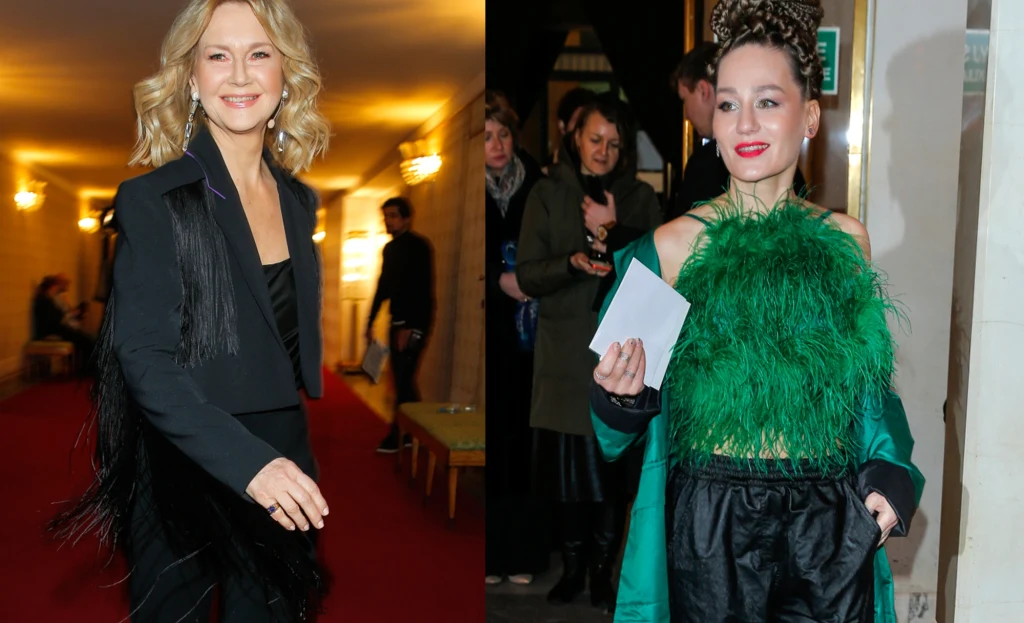 Grażyna Torbicka i Marika na gali rozdania Paszportów Polityki