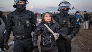 Greta Thunberg zatrzymana i wypuszczona przez policję niedaleko Lützerath