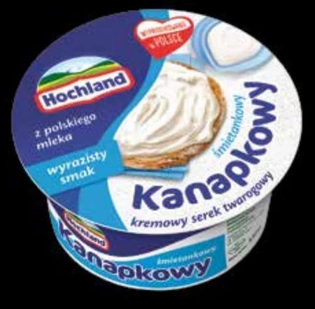 Hochland Kremowy serek twarogowy kanapkowy śmietankowy 130 g