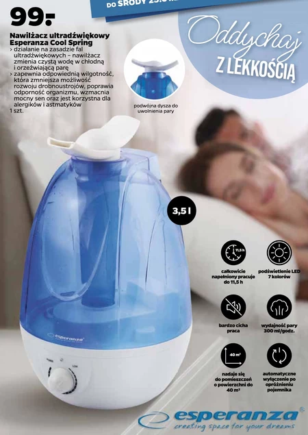 Nawilżacz powietrza Esperanza