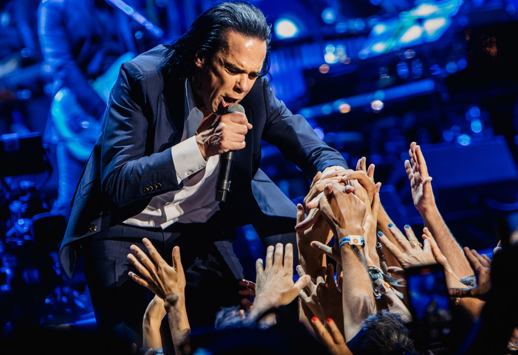 Nick Cave podczas koncertu