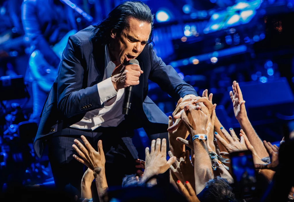 Nick Cave podczas koncertu