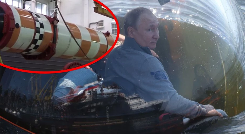 Władimir Putin na pokładzie łodzi podwodnej C-Explorer w 2019 roku