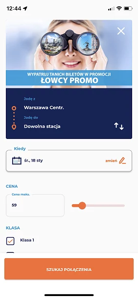 Sekcja "Łowcy Promo"