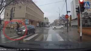 Potrącenie pieszego w Katowicach