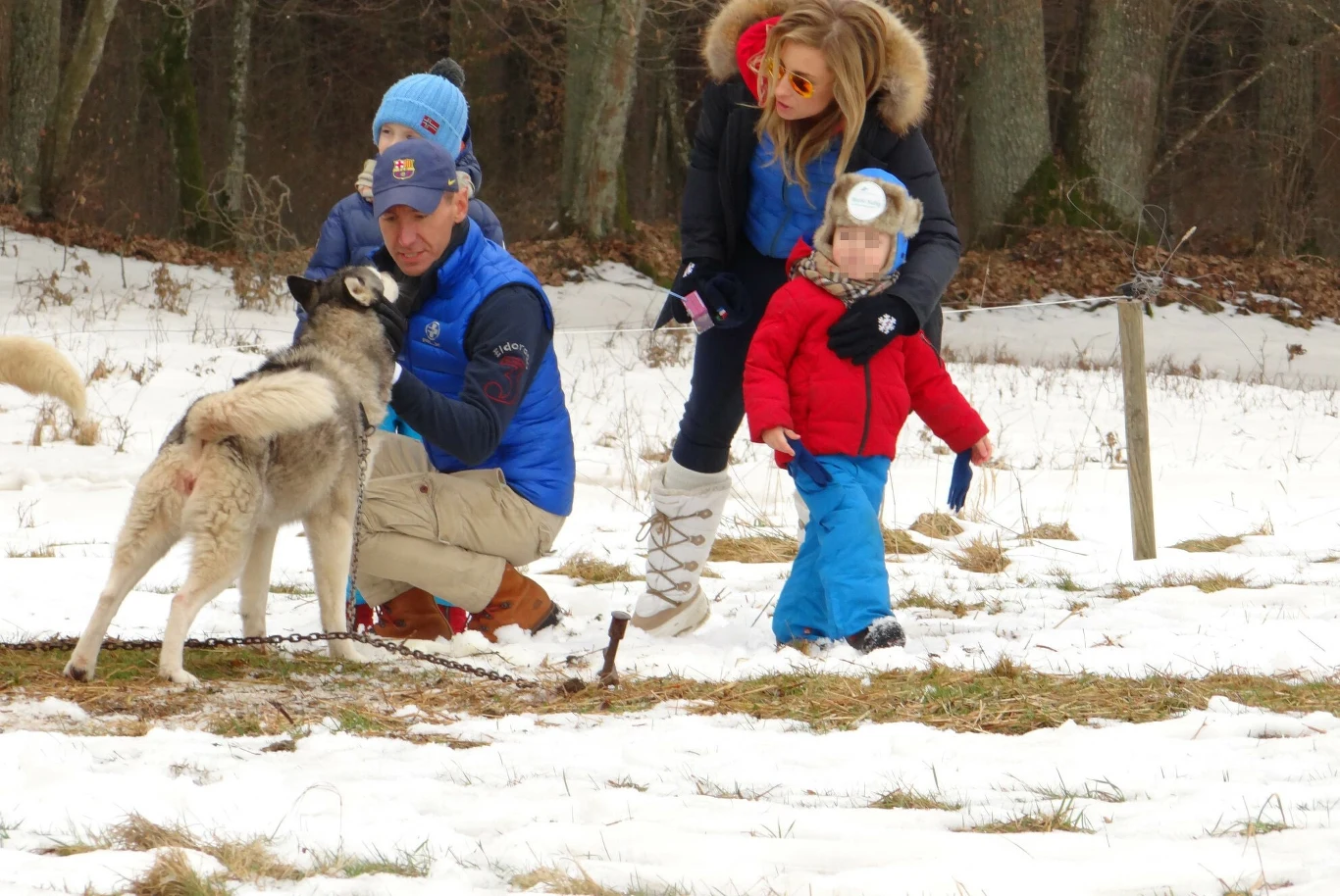 Piotr Kraśko i Karolina Ferenstein-Kraśko z dziećmi Piotr Kraśko i Karolina Ferenstein-Kraśko z dziećmi