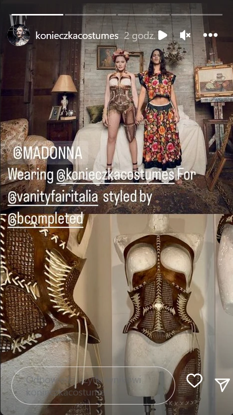 Katarzyna Konieczka, Madonna Katarzyna Konieczka, Madonna