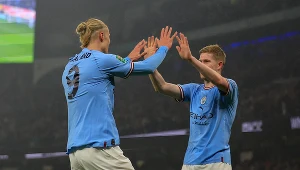 Erling Haaland i Kevin De Bruyne