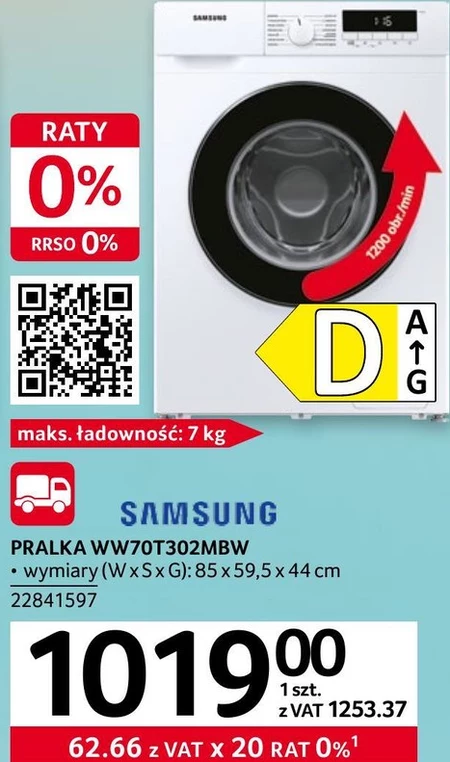 Pralka Samsung