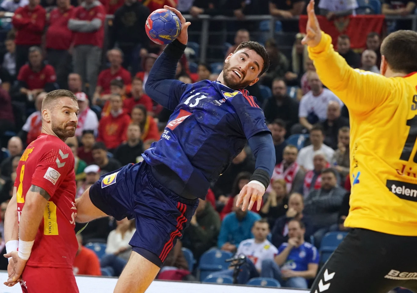 Rzuca obrotowy mistrzów olimpijskich Ludovic Fabregas