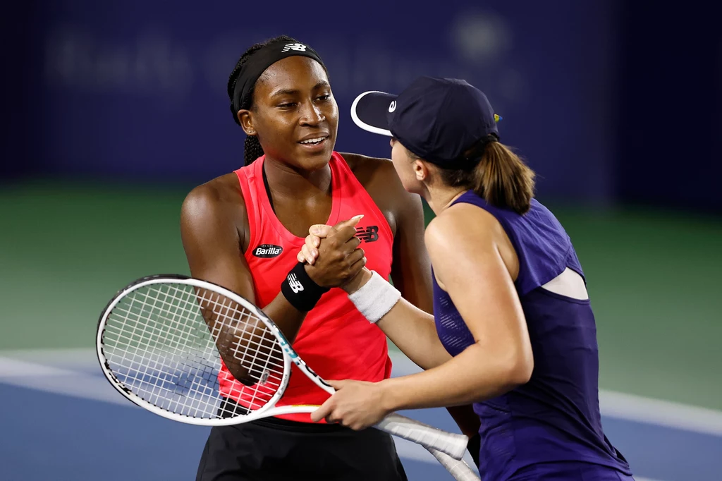 Cori "Coco" Gauff i Iga Świątek Cori "Coco" Gauff i Iga Świątek