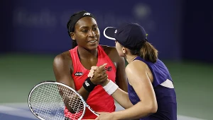 Cori "Coco" Gauff i Iga Świątek