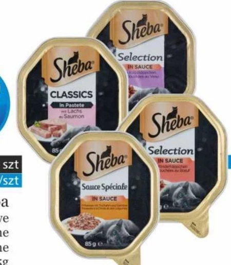 Sheba Selection Karma dla dorosłych kotów z kawałkami cielęciny 85 g