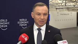 Andrzej Duda w Davos. Mówi o czołgach dla Ukrainy