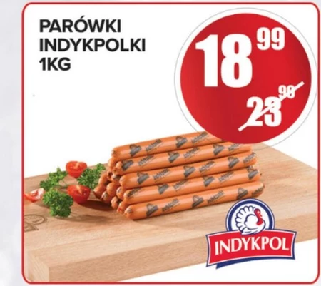 Indykpol Parówki Indykpolki z piersią indyka