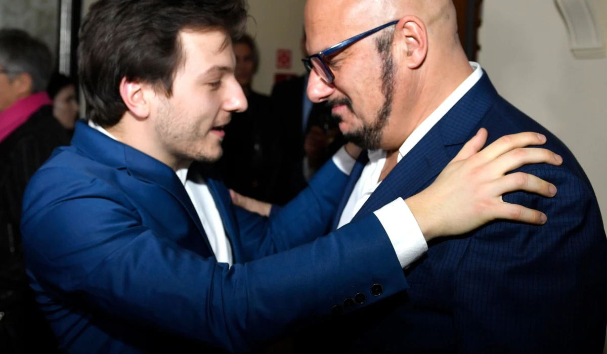 Jakub Gąsowski z tatą, PIotrem Jakub Gąsowski z tatą, PIotrem