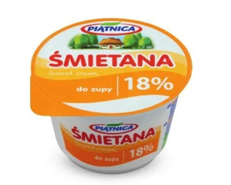 Piątnica Śmietana 18 % 400 g