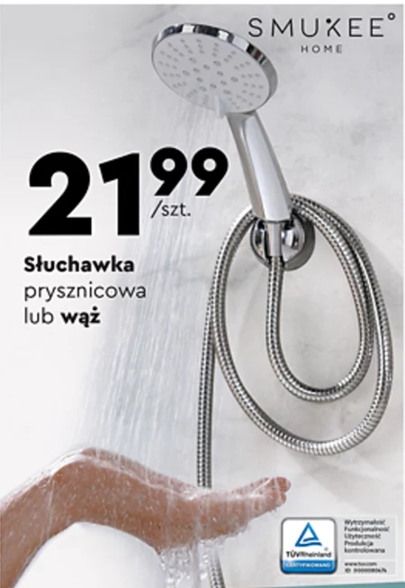 Słuchawka prysznicowa Smukee