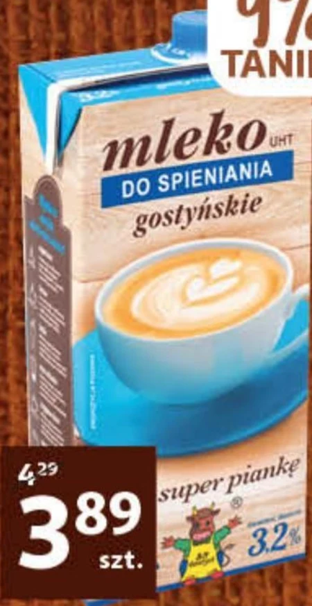 SM Gostyń Mleko do spieniania gostyńskie 3,2 % 1 l