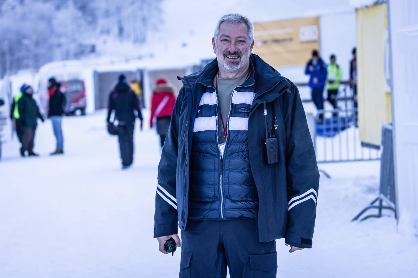 Christian Kathol, kontrole sprzętu w FIS Christian Kathol, kontrole sprzętu w FIS