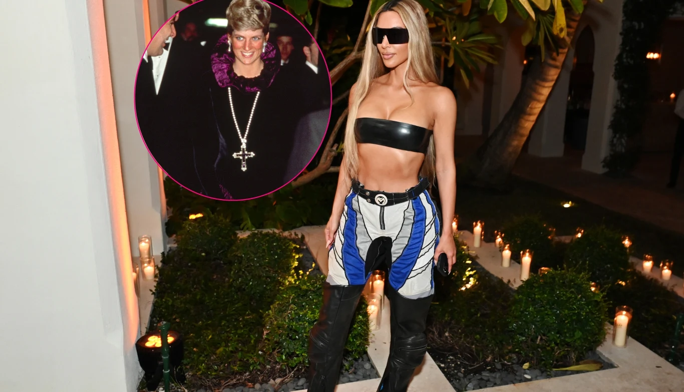 Kim Kardashian kupiła naszyjnik księżnej Diany Kim Kardashian kupiła naszyjnik księżnej Diany