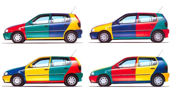 Warianty kolorystyczne Volkswagena Polo Harlekin Warianty kolorystyczne Volkswagena Polo Harlekin