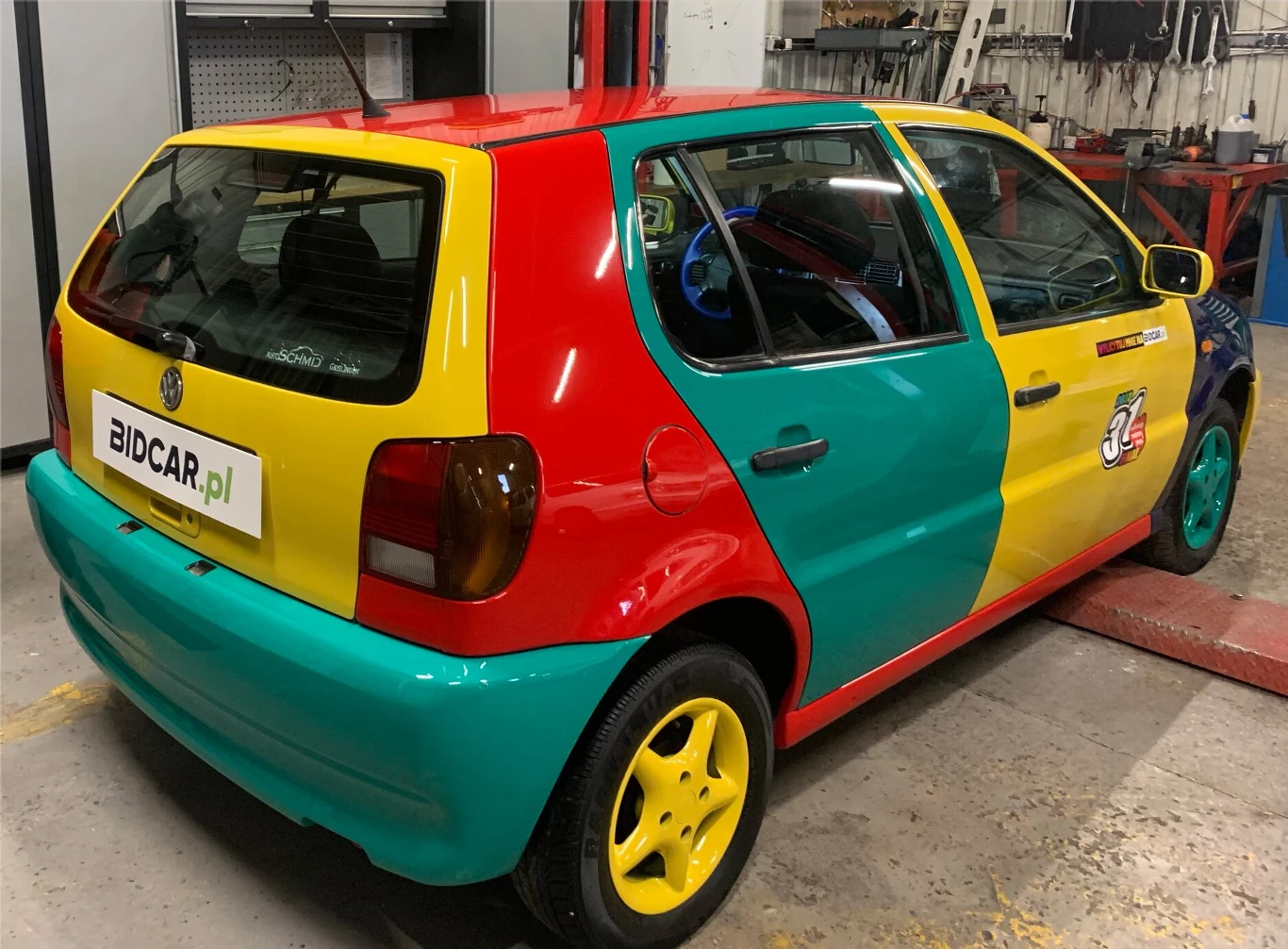 VW Polo Harlekin do wylicytowania podczas tegorocznego finału WOŚP / fot. Bidcar.pl VW Polo Harlekin do wylicytowania podczas tegorocznego finału WOŚP / fot. Bidcar.pl