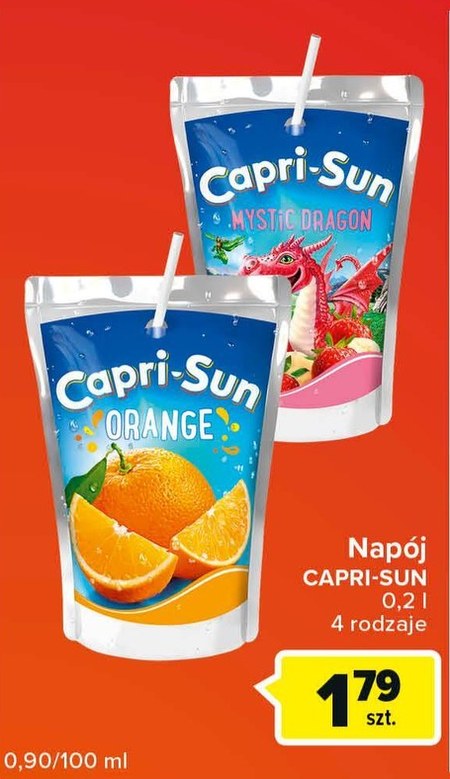 Napój Capri Sun - promocja Globi - Ding.pl